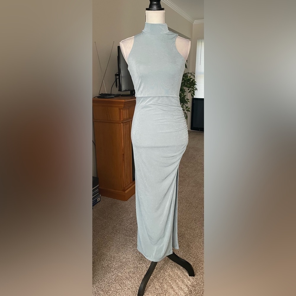 Miami Sleeveless Asymmetrical Side Slit Dress Size Small NWT